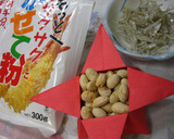 豆まきの余ったお豆で♪炒り大豆のかき揚げ作り方1写真