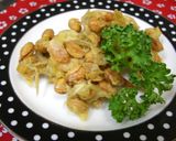 豆まきの余ったお豆で♪炒り大豆のかき揚げ作り方5写真