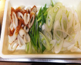 大好評！ちくわとネギのニンニクバター炒め作り方1写真