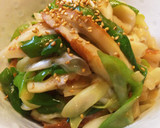 大好評！ちくわとネギのニンニクバター炒め作り方5写真