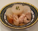 大根と竹輪と鶏の煮物作り方5写真