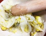 離乳食初期▷葉物野菜のペースト作り方2写真