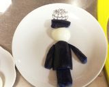 キャラ弁・セカオワオムライス弁当実は和風作り方1写真