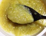 離乳食初期▷葉物野菜のペースト作り方4写真