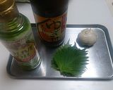 ゆずぽん酢×ニンニク×青じそドレッシング作り方1写真