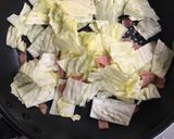 あっという間に☆ベーコンキャベツの炒め物作り方3写真