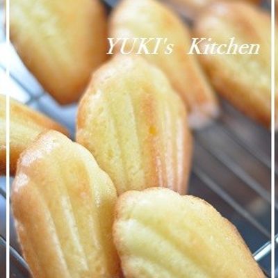 サクサクしっとり⁑Yuki⁑のマドレーヌ by ⁑YUKI⁑ 【クックパッド】 簡単