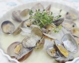 新玉ねぎであさりの酒蒸しW旬!作り方3写真