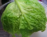 ちりめんキャベツの重ね煮作り方1写真