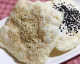 簡単おつまみ♡白ごま黒ごまチーズせんべい作り方3写真