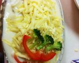 おうちでカフェ風♪ 簡単パスタグラタン♪作り方4写真