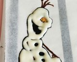 オラフ❄キャラチョコプレート作り方4写真