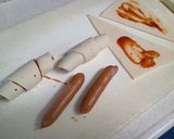 簡単♪市販のパイ生地でウィンナーパイ!!作り方1写真