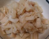 ♪干し貝柱＆椎茸のネギスープ♪作り方1写真