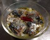 簡単おつまみ☆鯖缶のアヒージョ風作り方2写真