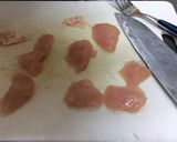 鶏胸肉と蓮根のサクサクこくうま照り焼き作り方1写真