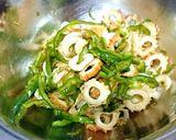 混ぜるだけ3分でピーマンとちくわの和え物作り方3写真