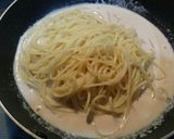柚子胡椒で*大人の明太子クリームパスタ*作り方3写真