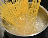 柚子胡椒で*大人の明太子クリームパスタ*作り方1写真