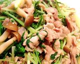 水菜大量消費！豚肉と水菜の塩麹柚子胡椒炒作り方11写真
