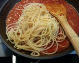 簡単絶品♡お店のカニトマトクリームパスタ作り方6写真