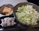 めんつゆで簡単おいしいモツ鍋作り方1写真