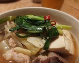 めんつゆで簡単おいしいモツ鍋作り方6写真