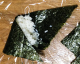おにぎらず？簡単三角おにぎり大中小お弁当作り方4写真