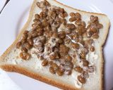 朝食に！納豆トースト！作り方2写真