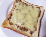 朝食に！納豆トースト！作り方4写真