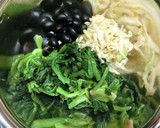 ＋えごま油☆ほうれん草と黒豆の胡麻和え作り方10写真