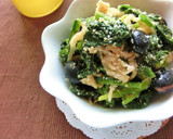 ＋えごま油☆ほうれん草と黒豆の胡麻和え作り方13写真