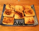 野菜たっぷり、油揚げの豆腐挟み焼き作り方7写真
