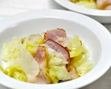 簡単◎キャベツとベーコンほっとけ蒸し焼き作り方4写真