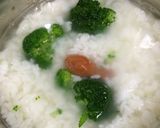 体調悪い日①梅干しとブロッコリーのおかゆ作り方1写真