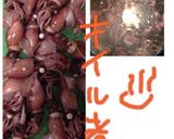 蒸しレタス巻き☆ホタルイカ作り方1写真