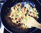 パパッとできる味噌とタラコのチャーハン作り方7写真