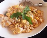 茅乃舎で簡単三つ葉チャーハン作り方6写真