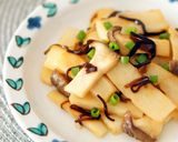 長芋とエリンギの塩昆布バターソテー作り方4写真