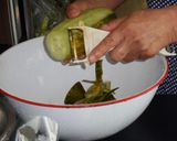 地きゅうりの味噌汁作り方1写真