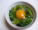 ほうれん草と卵のココット作り方3写真
