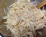 ジャガイモで鶏胸肉のカリカリ揚げ☆作り方1写真