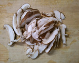簡単♪ ターサイと 椎茸 卵の中華スープ作り方1写真