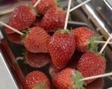 ココナッツオイルで苺のコーティング作り方1写真