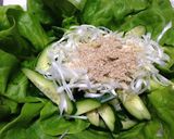 韓国風？サラダ菜ときゅうりの簡単サラダ作り方3写真