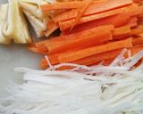 千切り大根と人参とおあげ◆おかんの味で作り方1写真