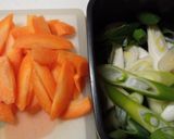 ダシの素と生クリームで♪野菜のそぼろ炒め作り方1写真