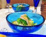 ブロッコリーとカニカマの黄身酢かけ作り方8写真