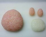 ジブリ❃春のキャラ弁♡桜色トトロ作り方1写真