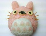 ジブリ❃春のキャラ弁♡桜色トトロ作り方6写真